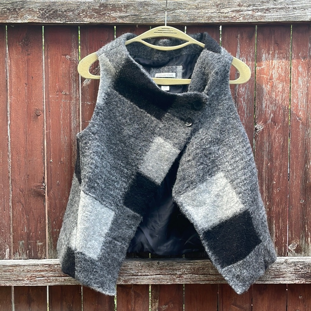 Coldwater Creek wool blend vest